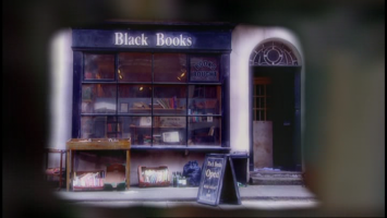 Black Books Movie Title Screen