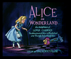 Alice in Wonderland Movie Title Screen