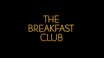 The Breakfast Club Movie Title Screen