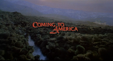 Coming to America Movie Title Screen