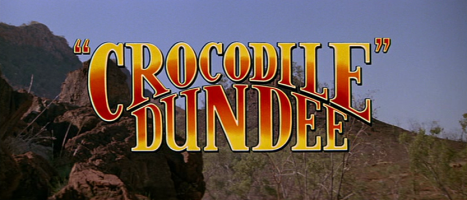 'Crocodile' Dundee Movie Title Screen