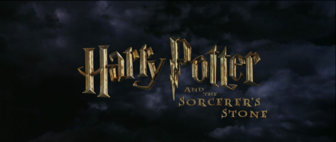 Harry Potter and the Philosopher's Stone Movie Title Screen