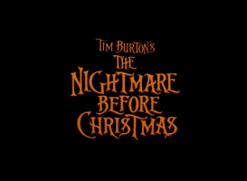 The Nightmare Before Christmas Movie Title Screen
