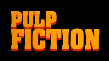 Pulp Fiction Movie Title Screen