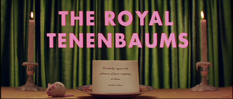 The Royal Tenenbaums Movie Title Screen