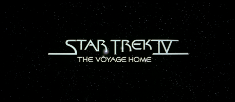 Star Trek IV: The Voyage Home Movie Title Screen