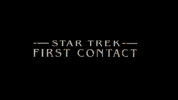 Star Trek: First Contact Movie Title Screen