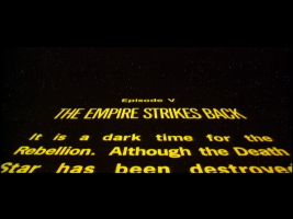 Star Wars: Episode V - The Empire Strikes Back Movie Title Screen
