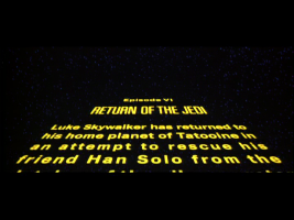 Star Wars: Episode VI - Return of the Jedi Movie Title Screen