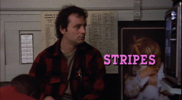 Stripes Movie Title Screen