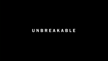Unbreakable Movie Title Screen